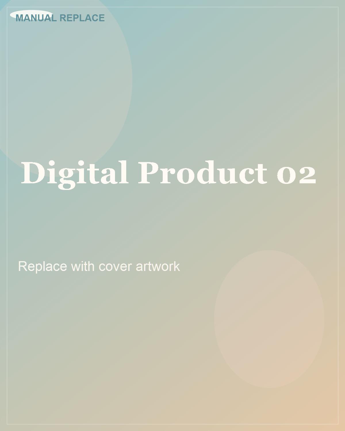 Digital product placeholder two