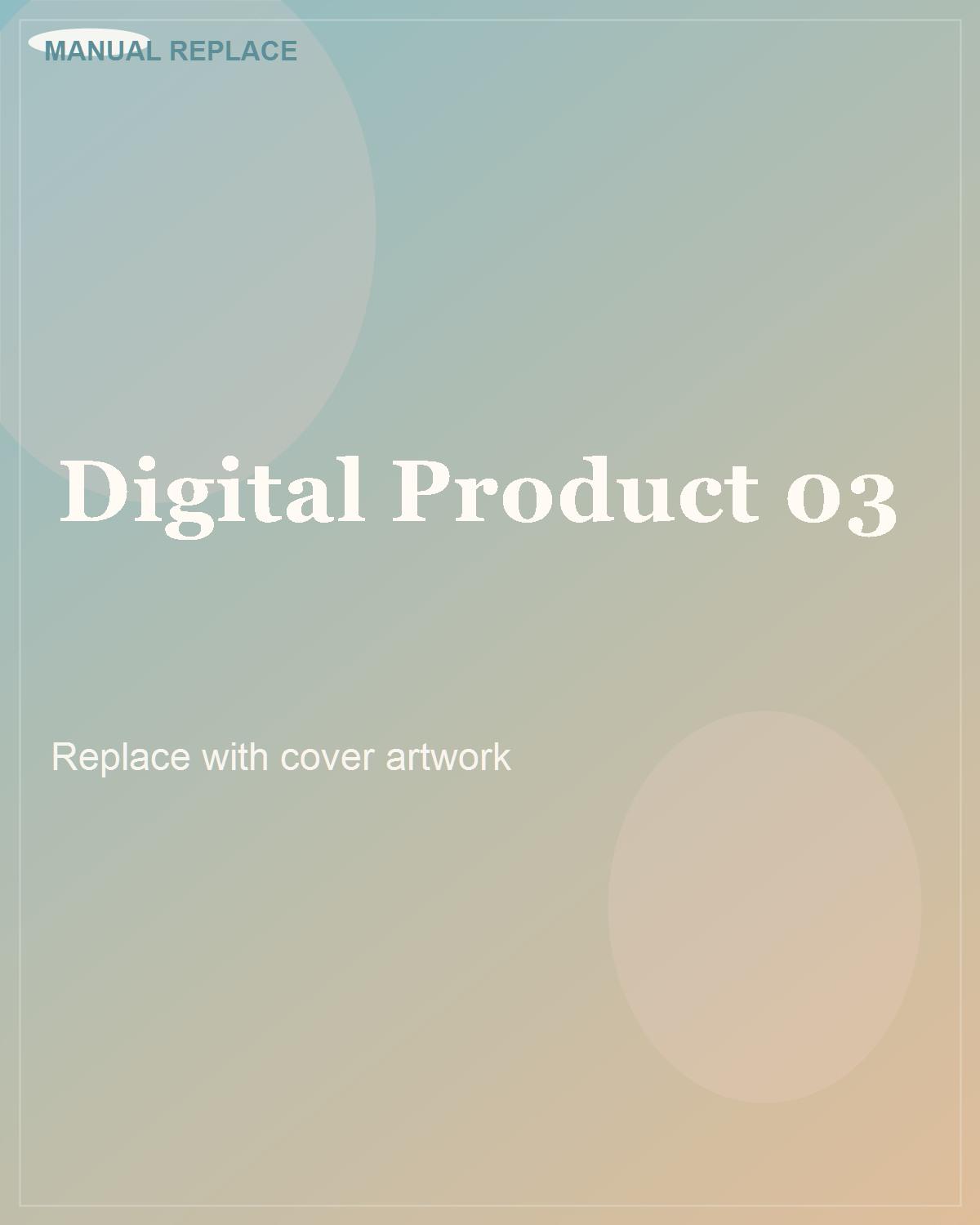 Digital product placeholder three