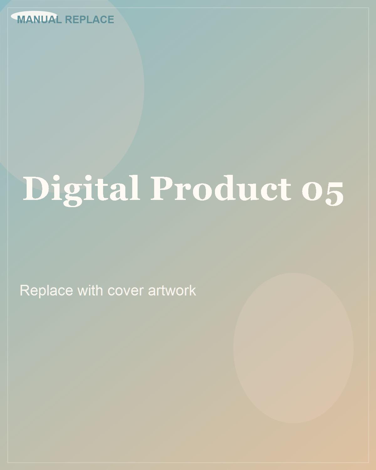 Digital product placeholder five